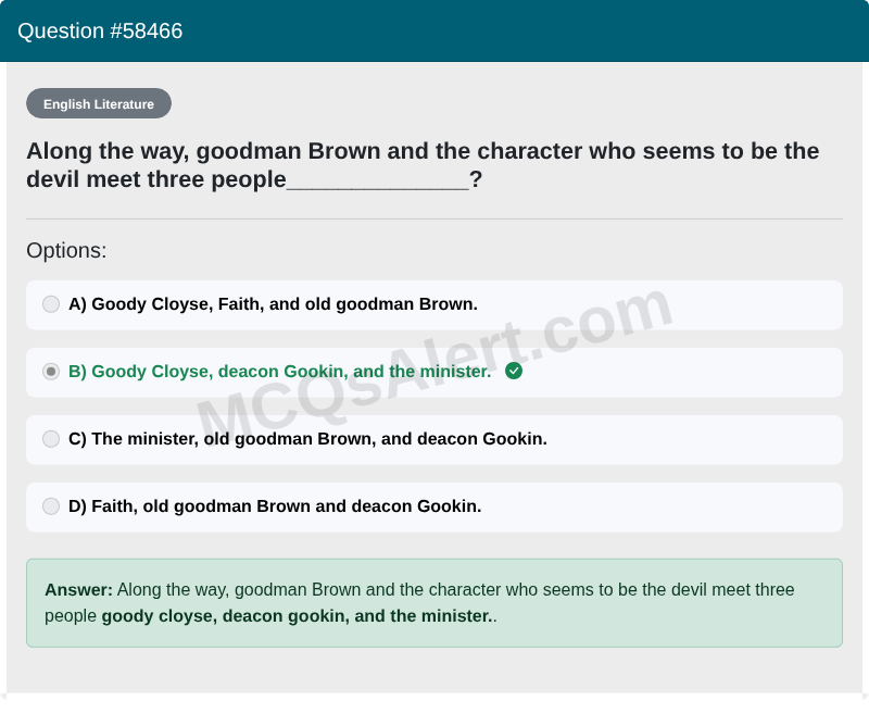 Question Screenshot