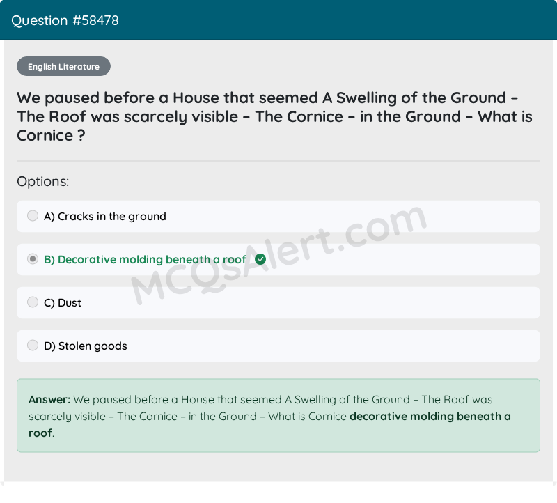 Question Screenshot