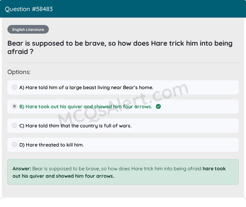 Question Screenshot