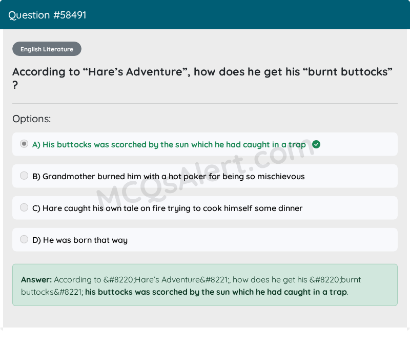 Question Screenshot