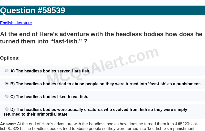Question Screenshot