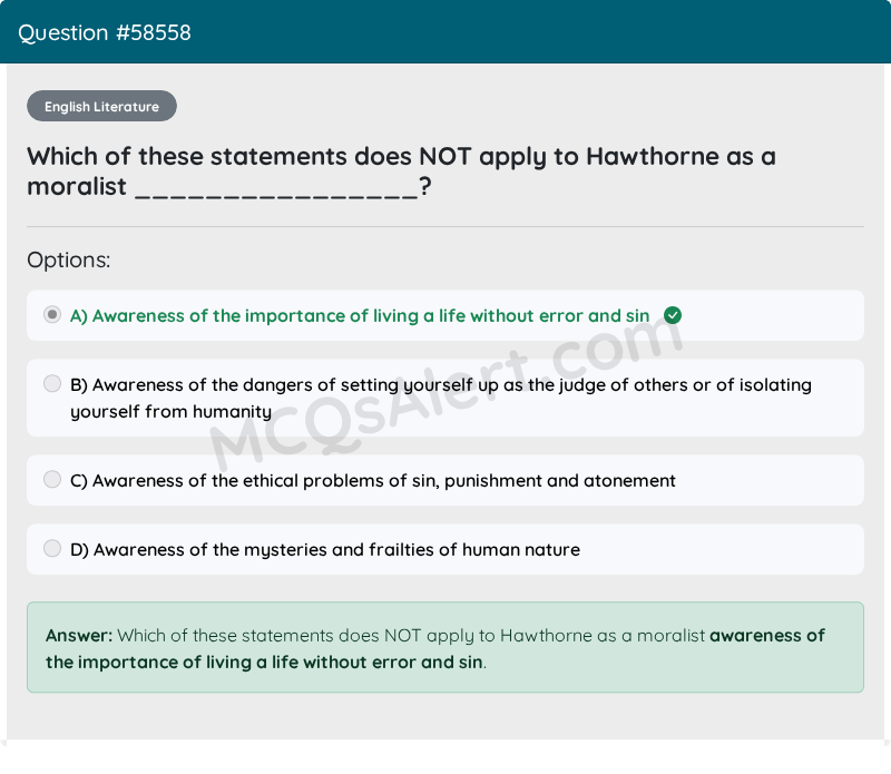 Question Screenshot