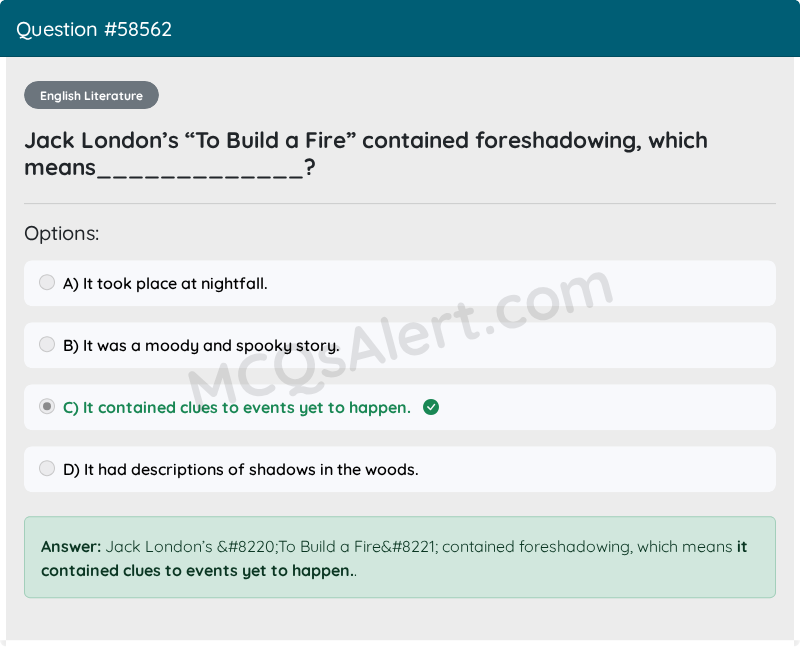 Question Screenshot