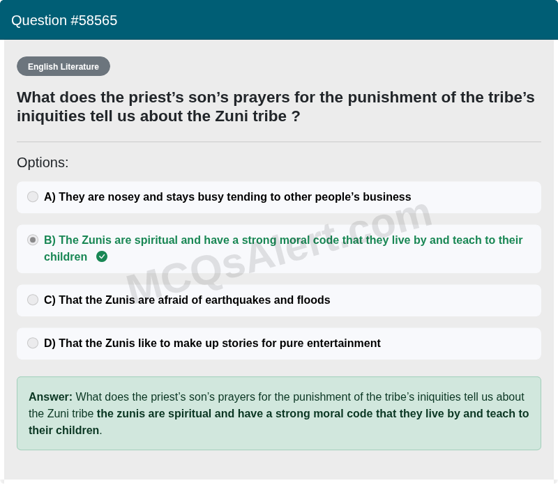 Question Screenshot