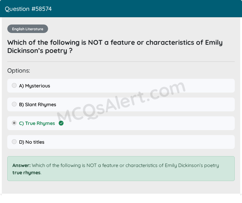 Question Screenshot