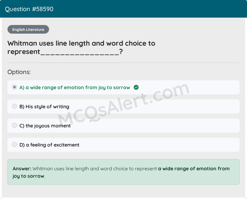 Question Screenshot