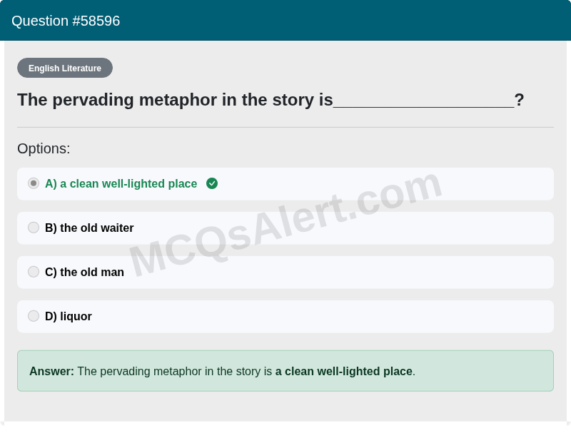 Question Screenshot