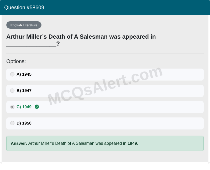 Question Screenshot