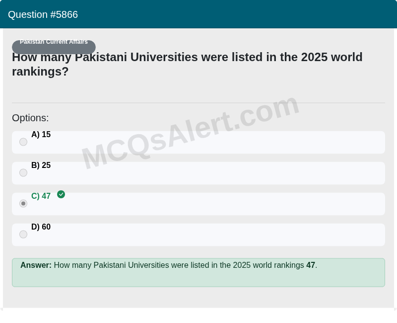 Question Screenshot