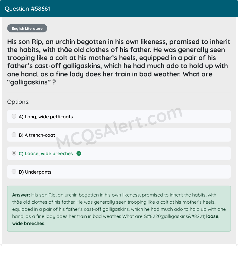 Question Screenshot