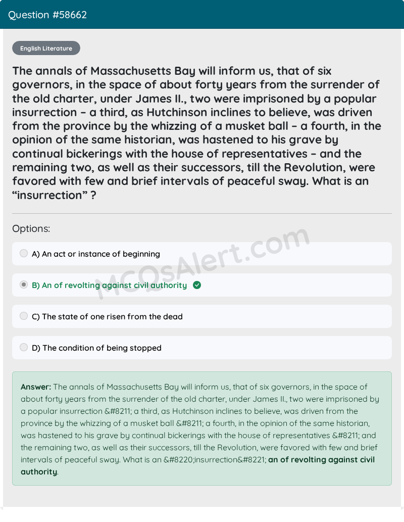 Question Screenshot