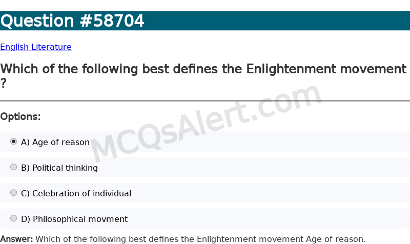 Question Screenshot