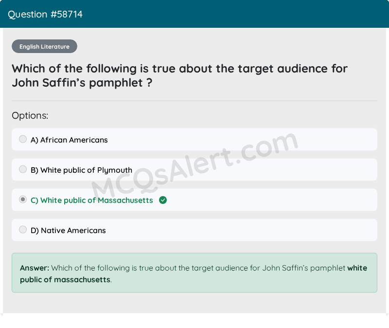 Question Screenshot