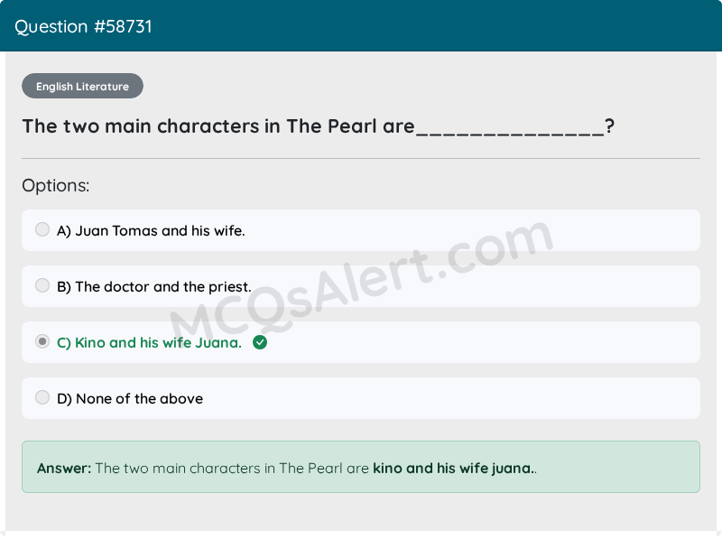 Question Screenshot