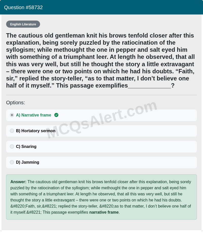 Question Screenshot