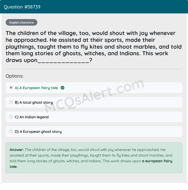 Question Screenshot