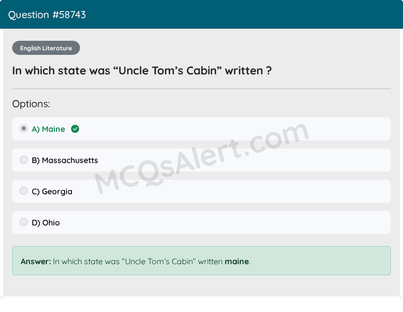 Question Screenshot