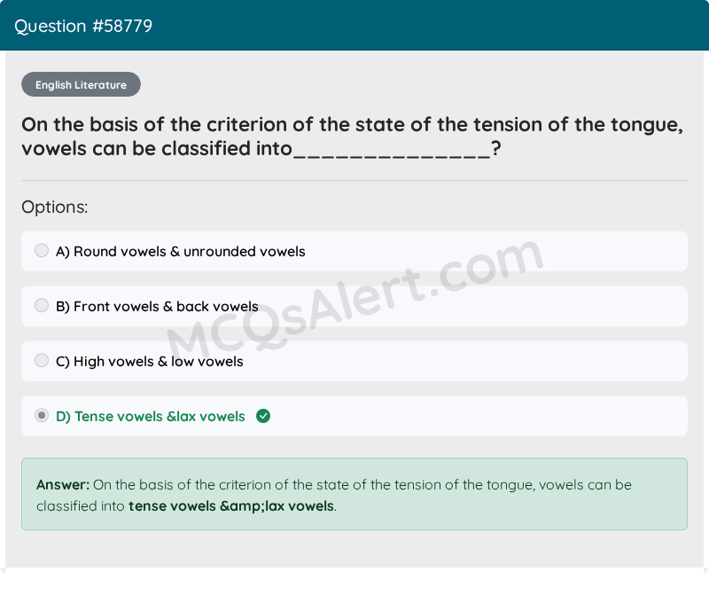 Question Screenshot