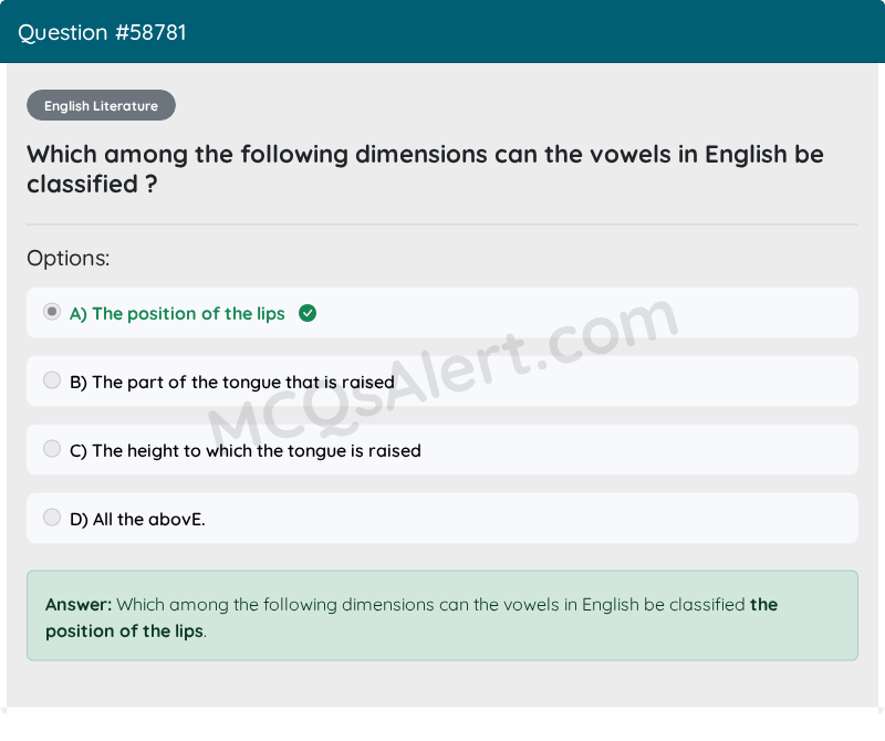 Question Screenshot