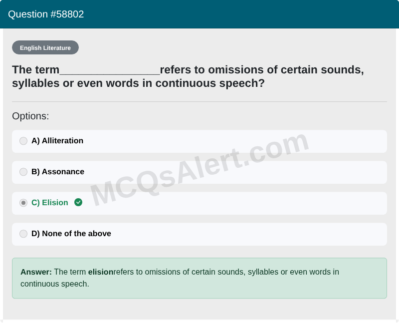 Question Screenshot