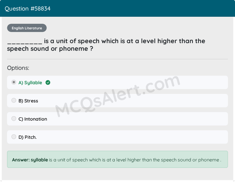 Question Screenshot