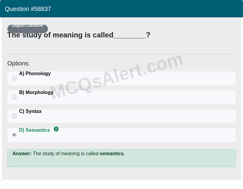 Question Screenshot