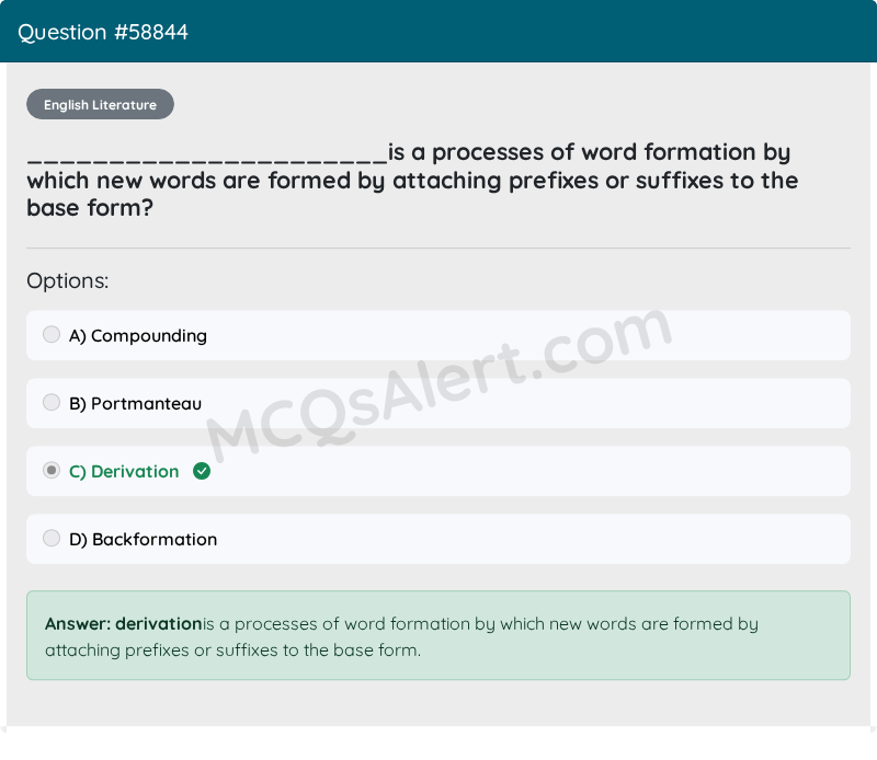 Question Screenshot
