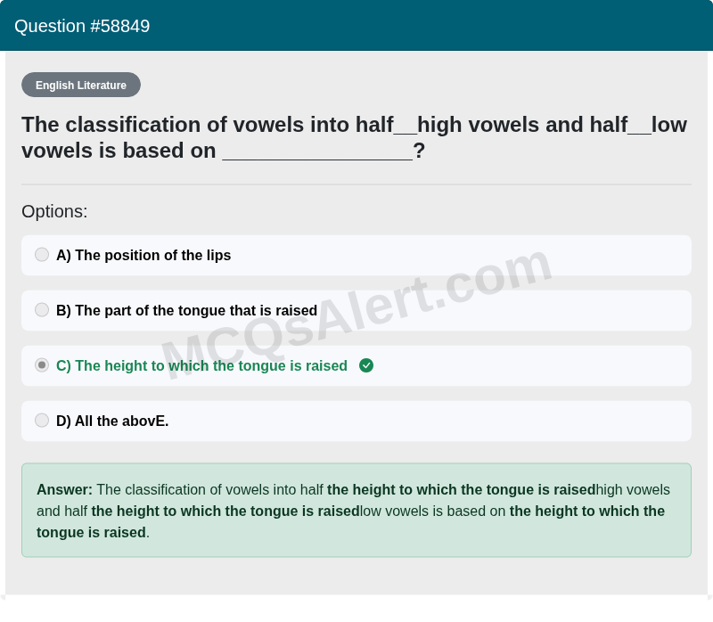 Question Screenshot