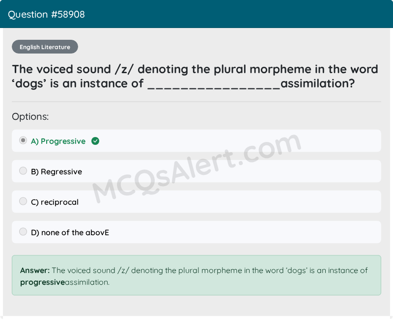 Question Screenshot