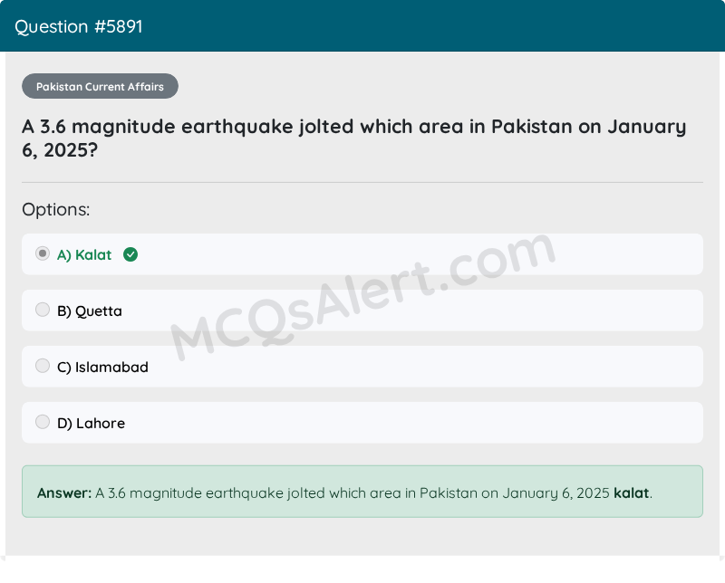 Question Screenshot