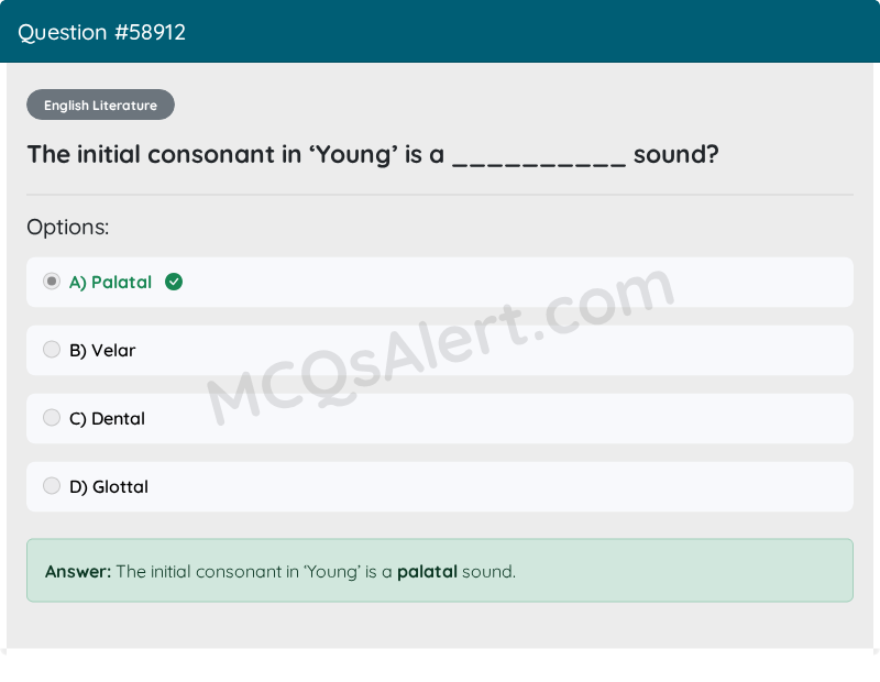 Question Screenshot