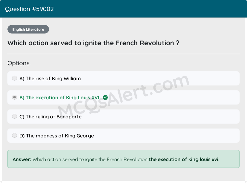 Question Screenshot