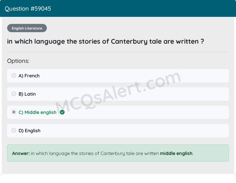 Question Screenshot