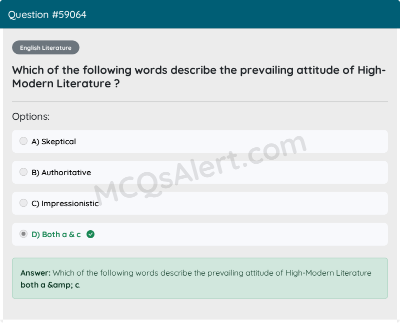 Question Screenshot