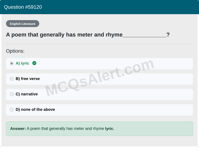 Question Screenshot
