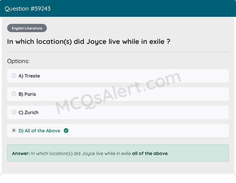 Question Screenshot