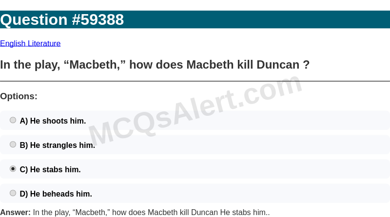Question Screenshot