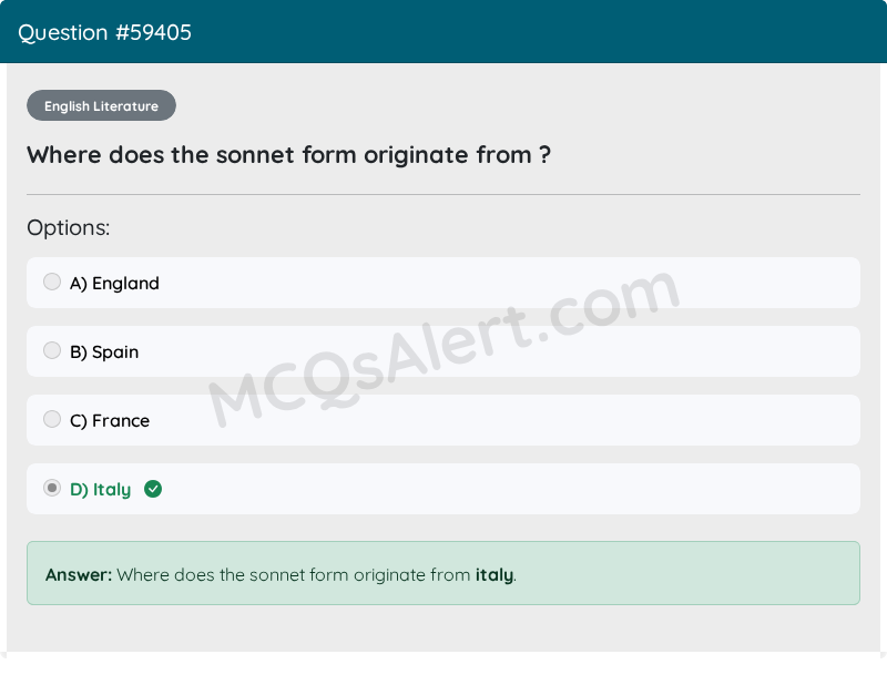 Question Screenshot
