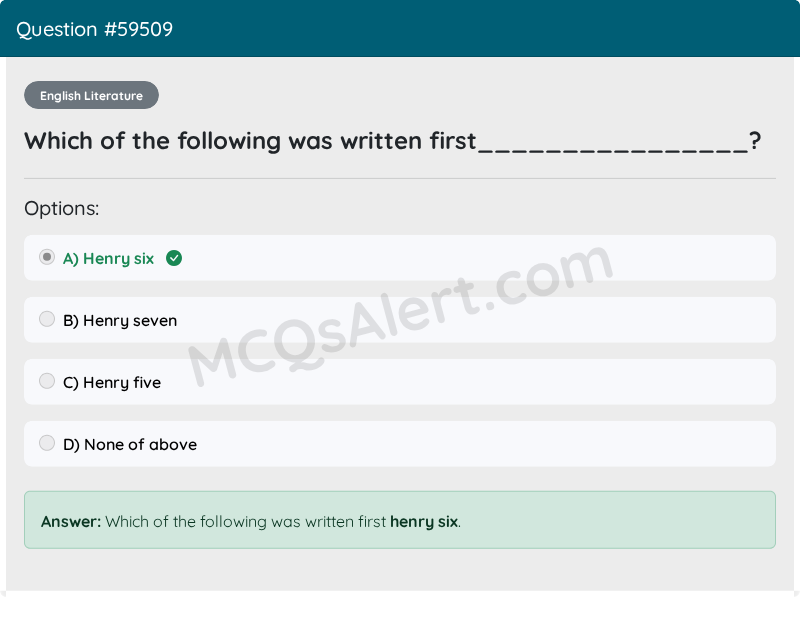 Question Screenshot