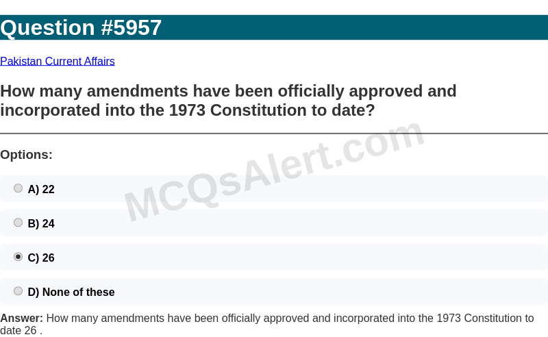 Question Screenshot