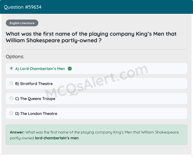 Question Screenshot