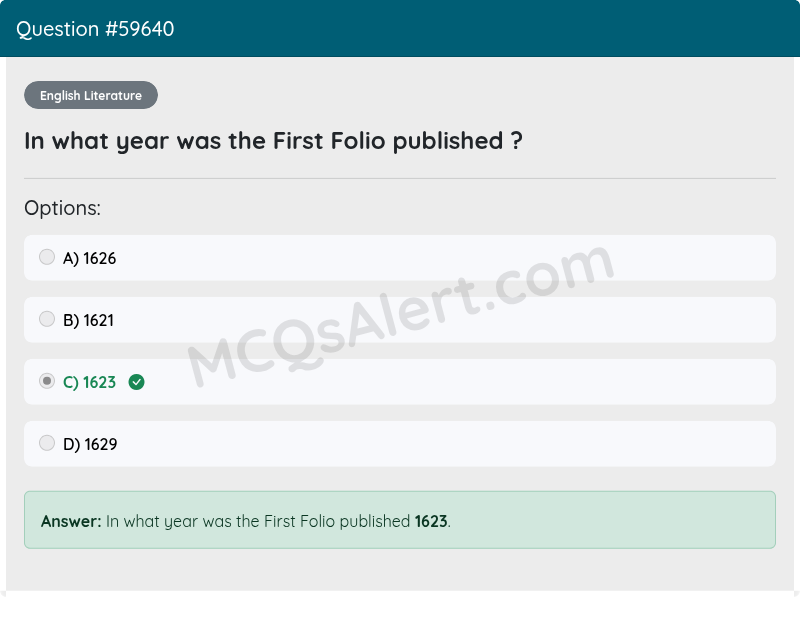 Question Screenshot