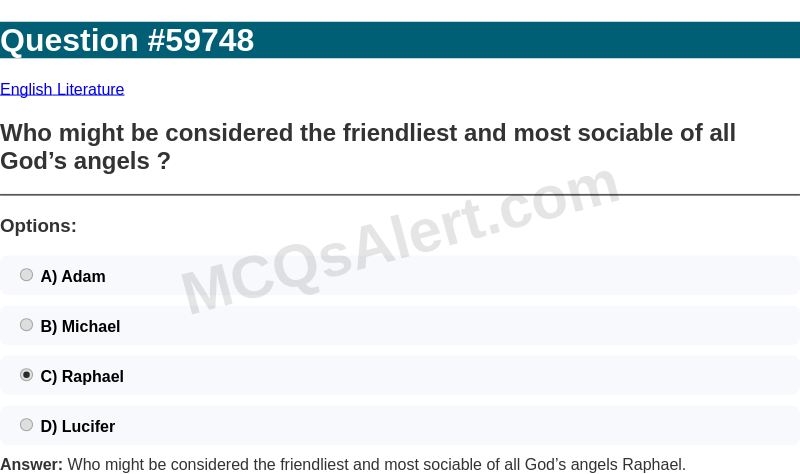 Question Screenshot