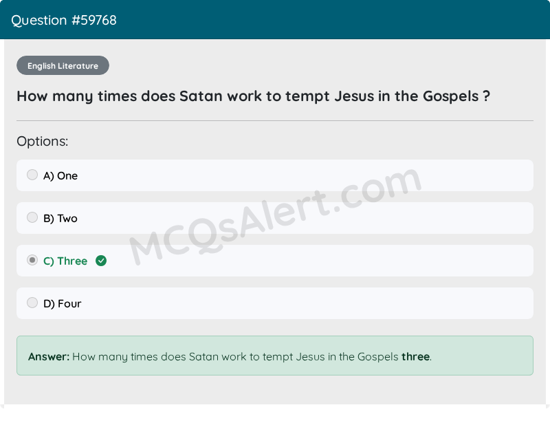 Question Screenshot