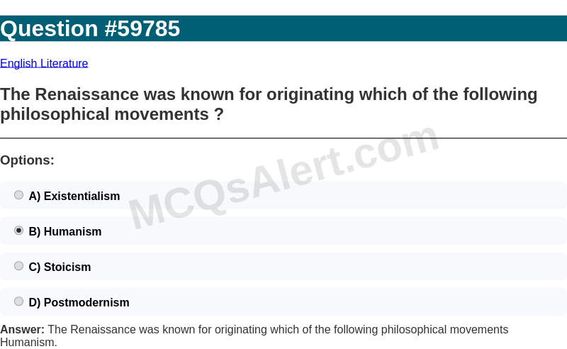 Question Screenshot