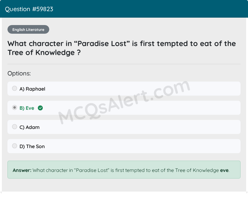 Question Screenshot