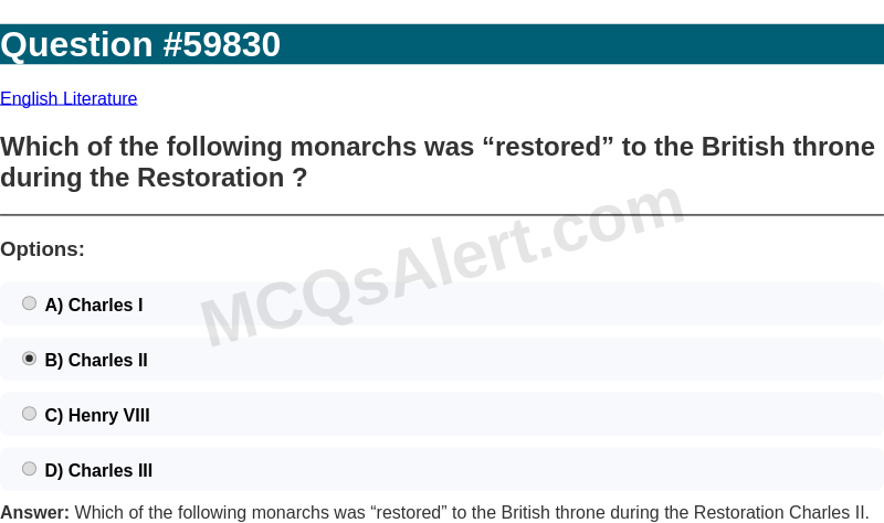 Question Screenshot