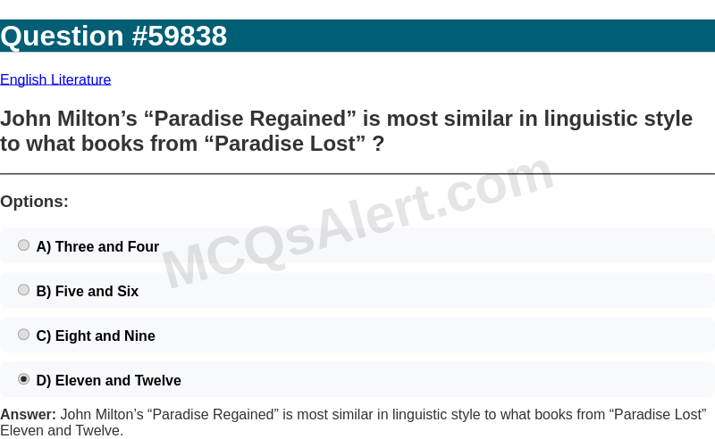 Question Screenshot