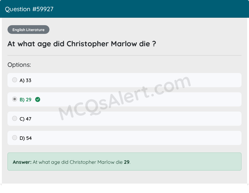 Question Screenshot