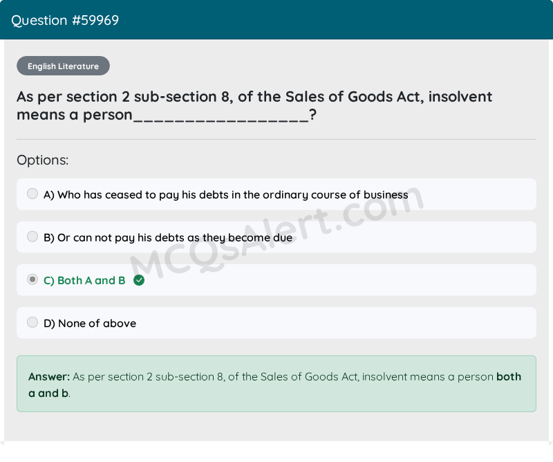 Question Screenshot